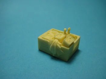Cenário modelo de resina caixa de luva 1:35 areia modelo de tabela