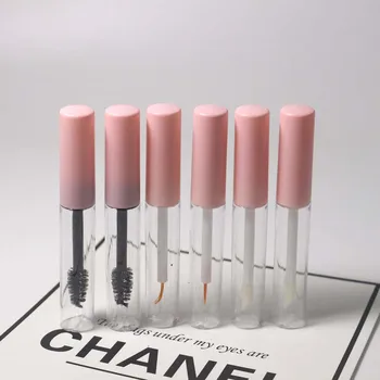 3 Estilos de 5ml Gloss Rosa tubos Vazios Lip Balm Garrafa Vazia Eyeliner, Rímel Cosméticos do Recipiente, da Embalagem Recipiente
