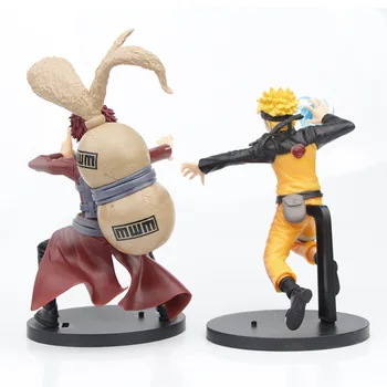 Anime Naruto 20CM de PVC Figura de Ação Brinquedos Uzumaki Naruto, Hatake Kakashi, Gaara Boneca Batalha Formulário Modelo de Decoração