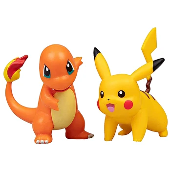 Pokemon Pikachu Figuras De Bonecos De Desenhos Animados Pokémon Charmander Squirtle Psyduck Purin Anime Figura De Modelo De Brinquedos Para As Crianças Presentes De Aniversário