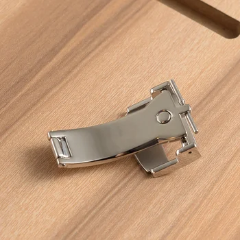 20mm de Implantação Fivela de Cinta de Aço Inoxidável Botão Para Bvlgari Faixa de Relógio