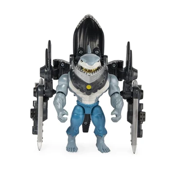 DC Suicide Squad 2 Nanaue o Rei Tubarão com Mecânica de Armadura Versão 4 Polegadas Articulações Móveis Figura de Ação do Modelo de Enfeites de Brinquedos