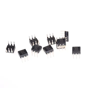10 Pcs/monte 4N35 FSC Optocouplers Fototransistor Atacado 30V DIP6 IC Conectores