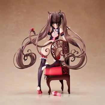 Nativo Nekopara Chocola Baunilha PVC Figura de Ação Alphamax Figuras de Anime China Vestido da Coleção de Edição de Modelo de Brinquedos Boneca de Presente