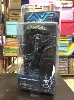 Aliens vs Predator Grade Alienígena Xenomorph Translúcido Protótipo Terno Guerreiro Alienígena Figura de Ação Colecionáveis Modelo de Brinquedos