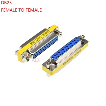 2pcs DB9 DB15 DB25 DB37 9/15/25/37 pin fêmea-fêmea/macho-macho porta serial RS232 com CONECTOR Mini Gênero Changer adaptador
