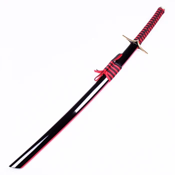 [Engraçado] 104cm Cosplay Anime Bleach arma Samurai Katana Espada de madeira modelo de festa a Fantasia Anime mostrar Japão espada de samurai presente