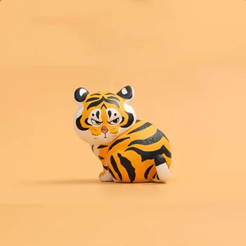 Em 2022, Ano Novo Tigre Modelo Figura Anime Figura De Ação Coletar Panghu De Gordura Tigre Área De Trabalho De Decoração De Modelo Animal Kawaii De Presente Caixa De Estore
