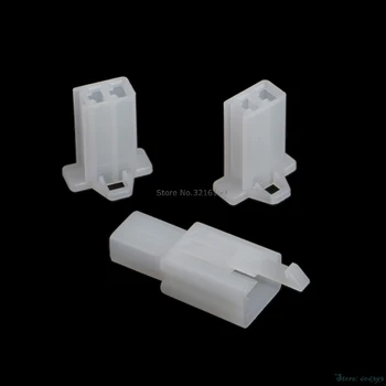 Para 10Sets/Pack 2,8 mm 2 Pinos Fio Elétrico Conector Masculino Feminino Plug+Kit de Terminal para Moto Carro Promoção