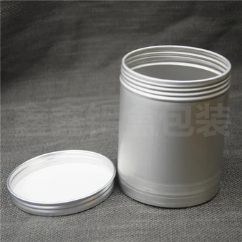 10pcs 750g de Alumínio Vazias de Cosméticos Jar 116*93MM Recipiente de 750 ml com Tampa de Rosca Caso da Composição de Chá de Caixa de metal Embalagens de Cosméticos