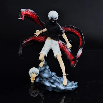 MENOR Tóquio Vampiro a Máscara de Ken Kaneki Melanism modelo de PVC figura de ação figuras estátua brinquedos Modelo
