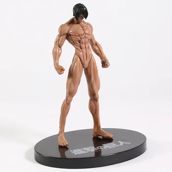 Anime Ataque Titan Eren Yeager PVC Modelo de Boneca de Brinquedo Colletible Figurals