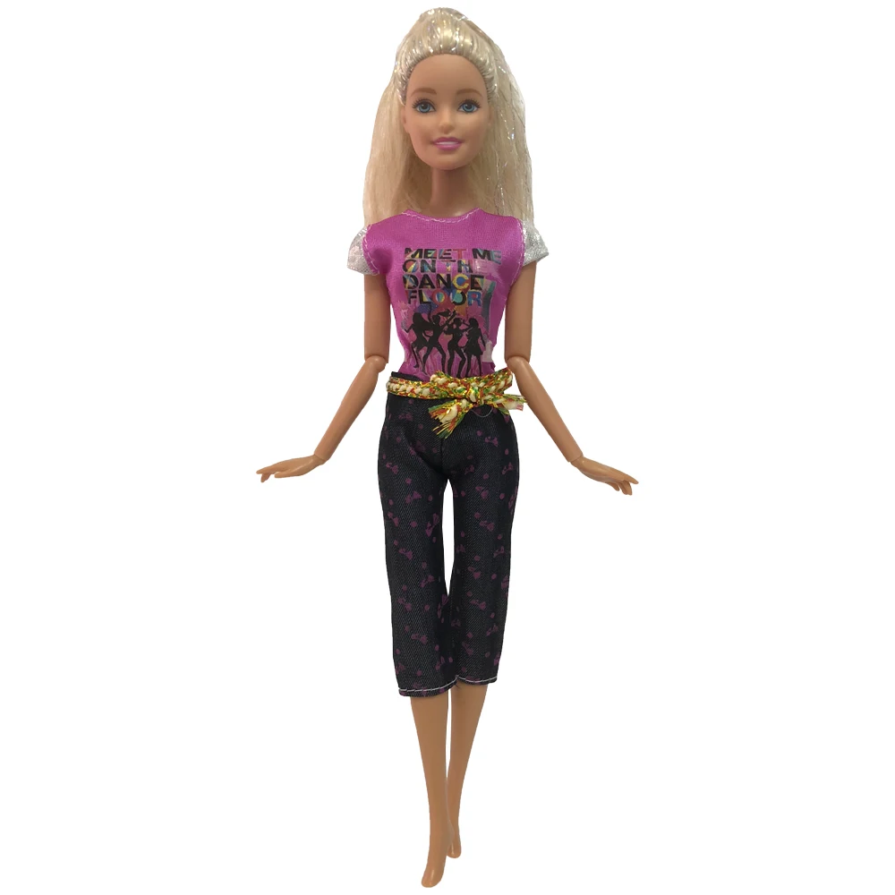 Nk 1 Conjunto Senhora Roupas Para Barbie Boneca Moda Bonito